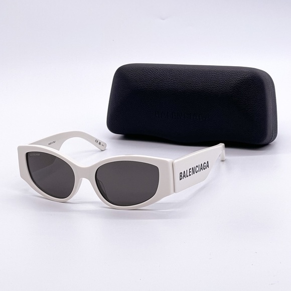 NEW BALENCIAGA BB00258S 003 OVERSIZED SUNGLASSES BALENCIAGA - Picture 1 of 13